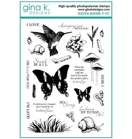 Gina K. Designs Beautiful Backyard Stamp & Die