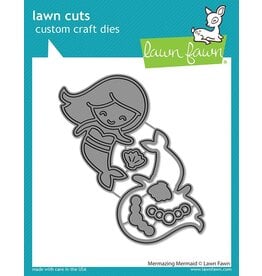 Lawn Fawn Mermazing Mermaid Dies - Lawn Cuts