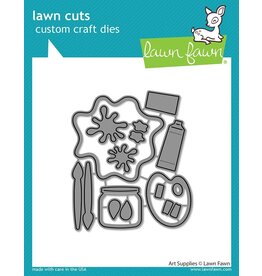 Lawn Fawn Art Supplies Dies - Lawn Cuts