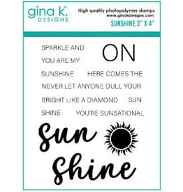 Gina K. Designs Sunshine MINI Stamps