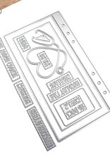 Elizabeth Craft Designs What's Up Doc - My Favourites Humans Collection - Dies