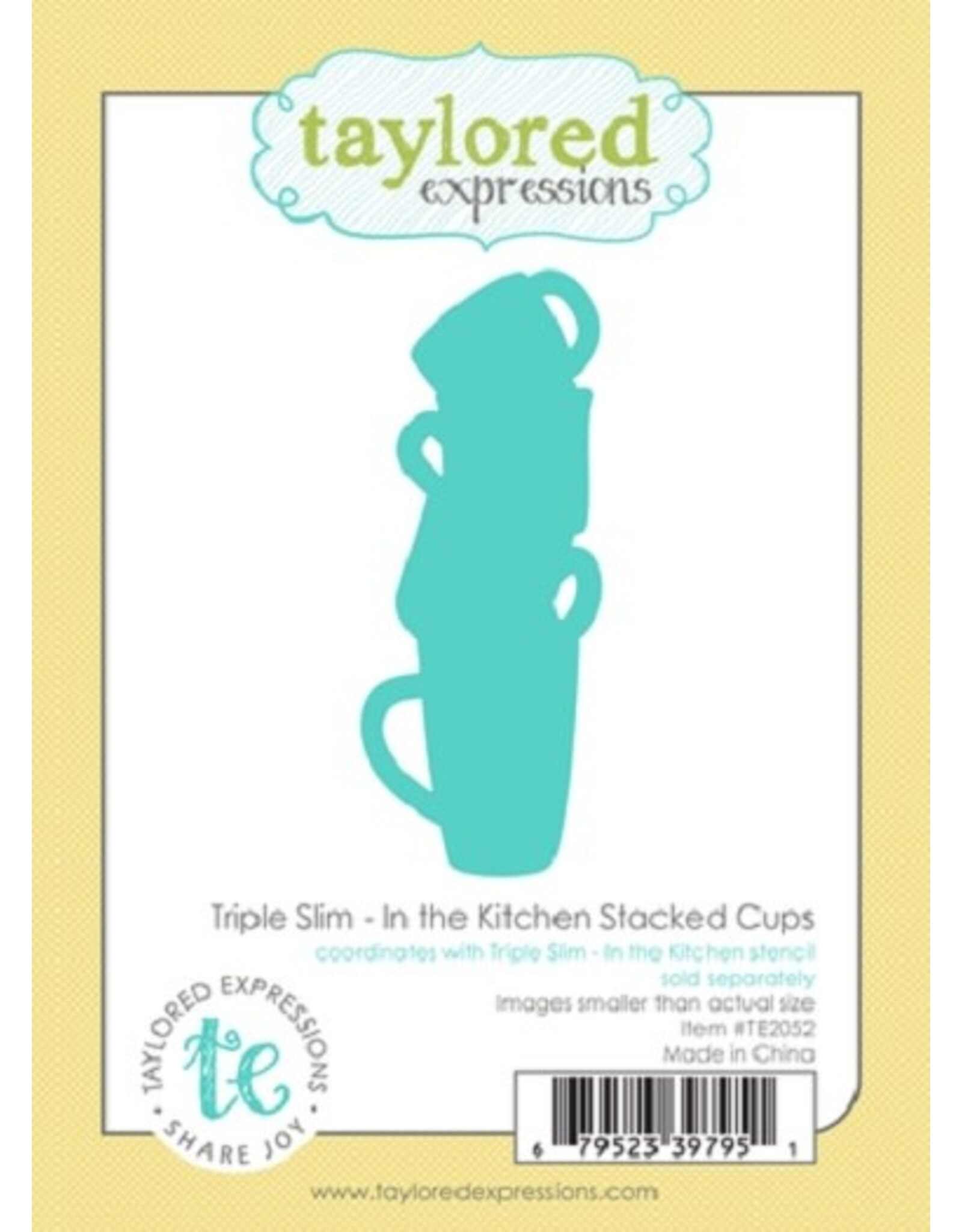 Taylored Expressions Triple Slim - In the Kitchen Stacked Cups