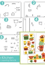 Taylored Expressions Triple Slim - In the Kitchen Stencil