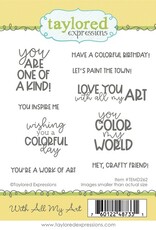 Taylored Expressions With All My Art - Stamps and Dies