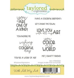 Taylored Expressions With All My Art - Stamps and Dies