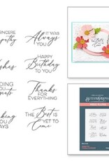 Spellbinders The Timeless Collection -  Always You Timeless Sentiments Press Plates