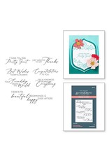 Spellbinders The Timeless Collection -  New Beginnings Timeless Sentiments Press Plate