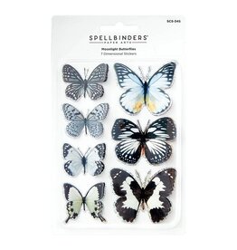Spellbinders The Timeless Collection - Moonlight Butterflies Stickers