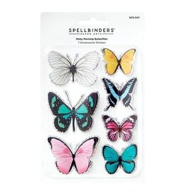 Spellbinders The Timeless Collection - Misty Morning Butterflies Stickers