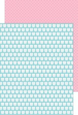 Doodlebug Design Happy Healing 12x12 Paper - Pearly Whites