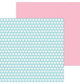 Doodlebug Design Happy Healing - Pearly Whites - 12x12 Pattern Paper