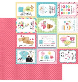 Doodlebug Design Happy Healing - Cross My Heart - 12x12 Pattern Paper