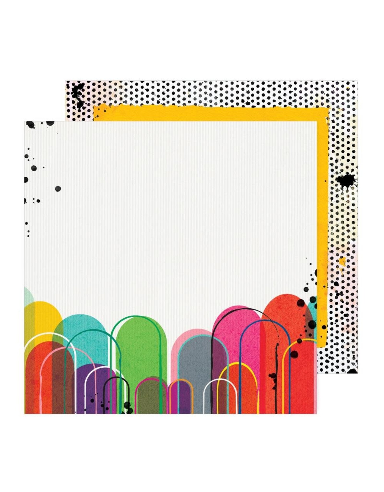 AMERICAN CRAFTS Bold and Bright - 12x12 paper - Prism