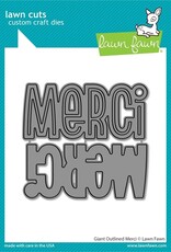 Lawn Fawn Merci - Lawn Cut