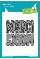 Lawn Fawn Merci - Lawn Cut