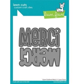 Lawn Fawn Merci - Lawn Cut