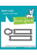 Lawn Fawn Treat Cart Sentiment Add-On - Lawn Cuts