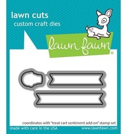 Lawn Fawn Treat Cart Sentiment Add-On - Lawn Cuts