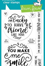 Lawn Fawn Give It A Whirl Messages Friends - Stamps