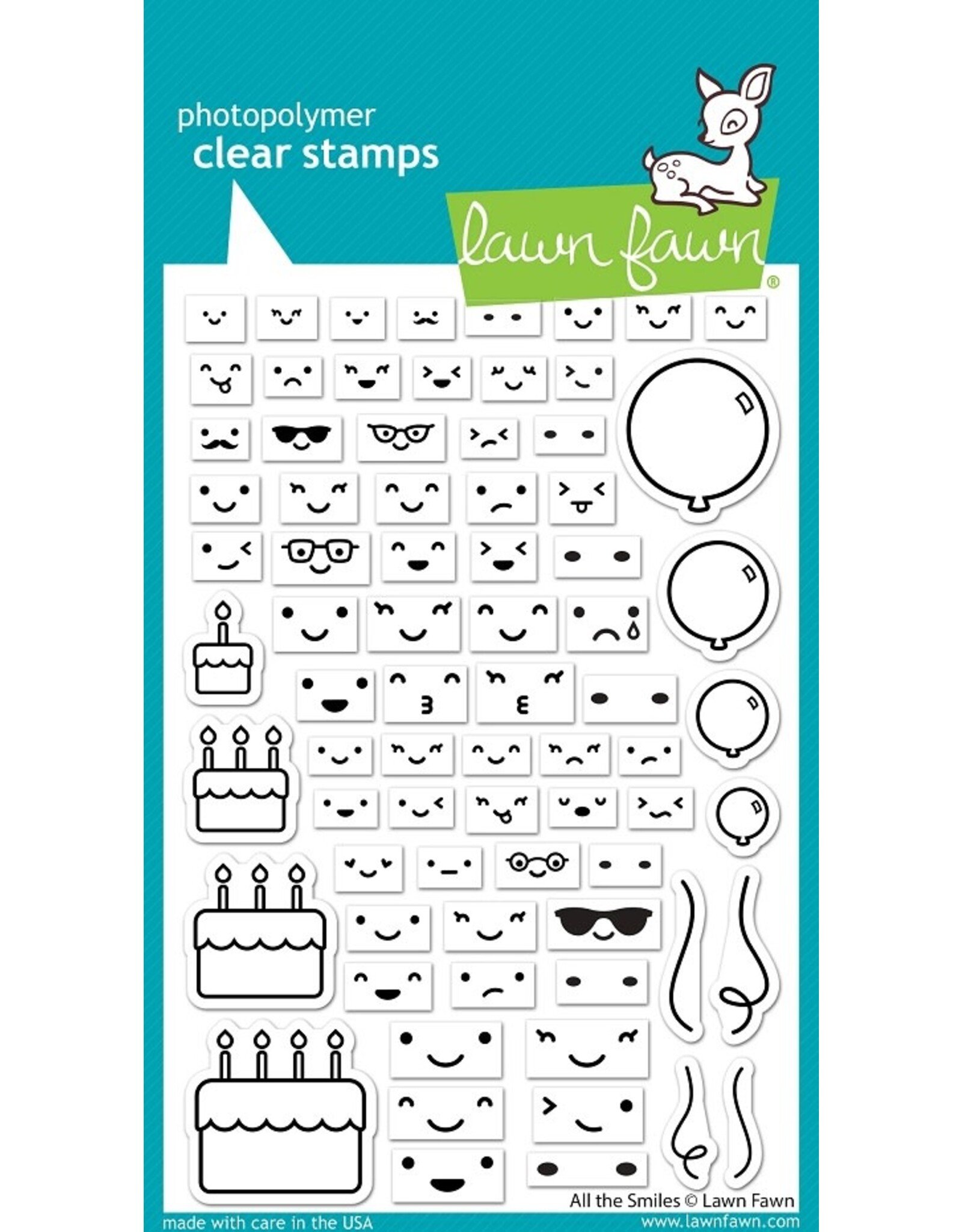 Lawn Fawn All The Smiles - Stamps