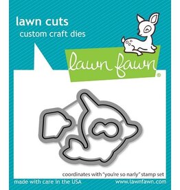 Lawn Fawn you're so narly lawn cuts
