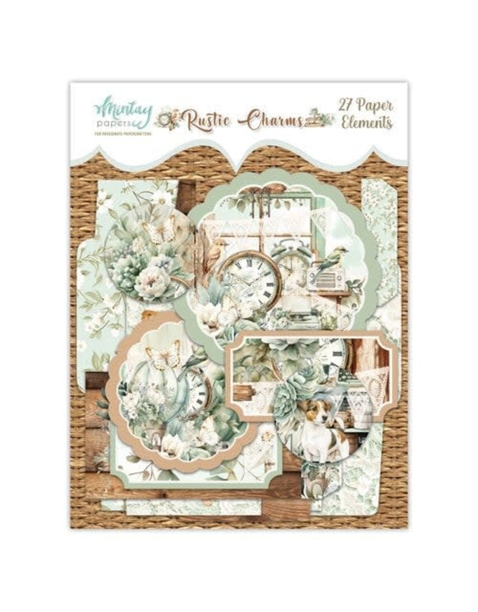 Mintay Papers Rustic Charms Paper Elements - 27 pcs