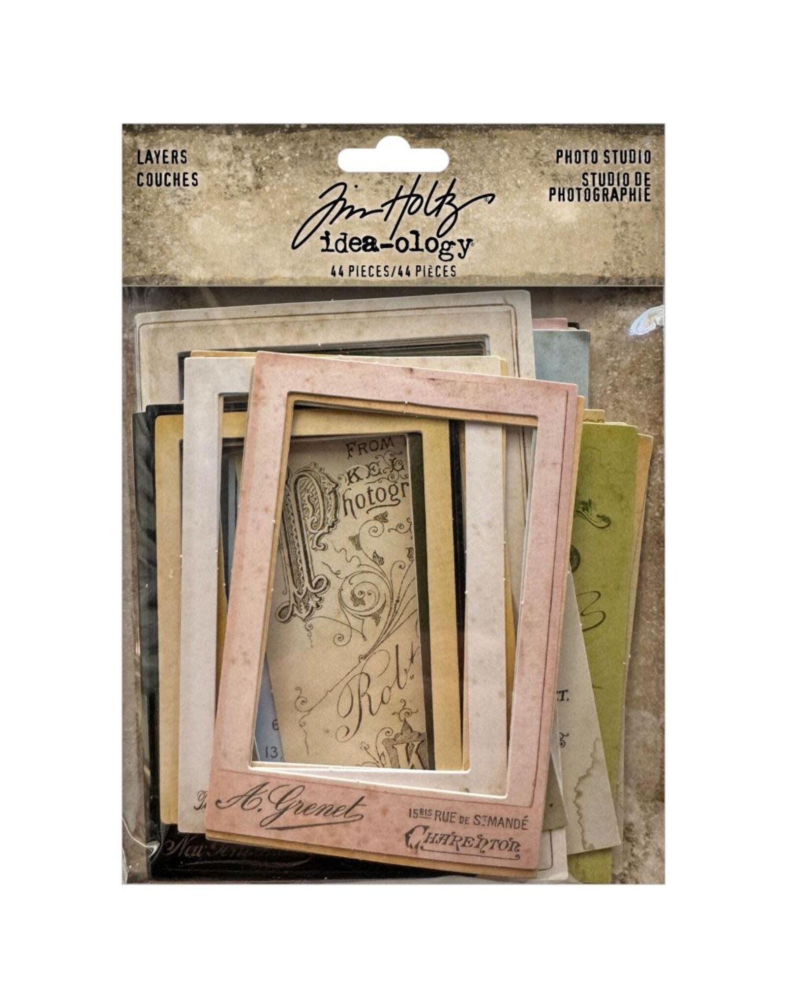 Tim Holtz - Idea-ology Tim Holtz Idea ology Layers Photo Studio 44 pcs