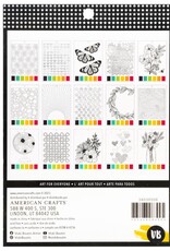 AMERICAN CRAFTS Vicki Boutin Mixed Media Watercolor 6X8 Paper Pad & Brush
