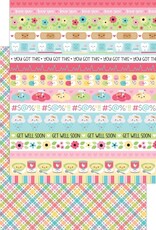 Doodlebug Design Happy Healing 12x12 Paper - Plaid You're Better