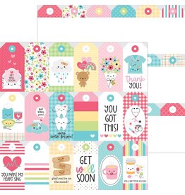 Doodlebug Design Happy Healing - Wish You Well - 12x12 Pattern Paper