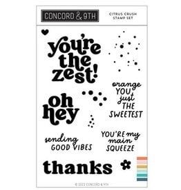 Concord & 9TH Citrus Crush Stamp Set 4x6