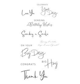 Sizzix Daily Sentiments by Lisa Jones - Stamps