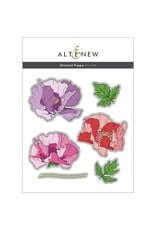 ALTENEW Oriental Poppy Stamp, Die and Stencil