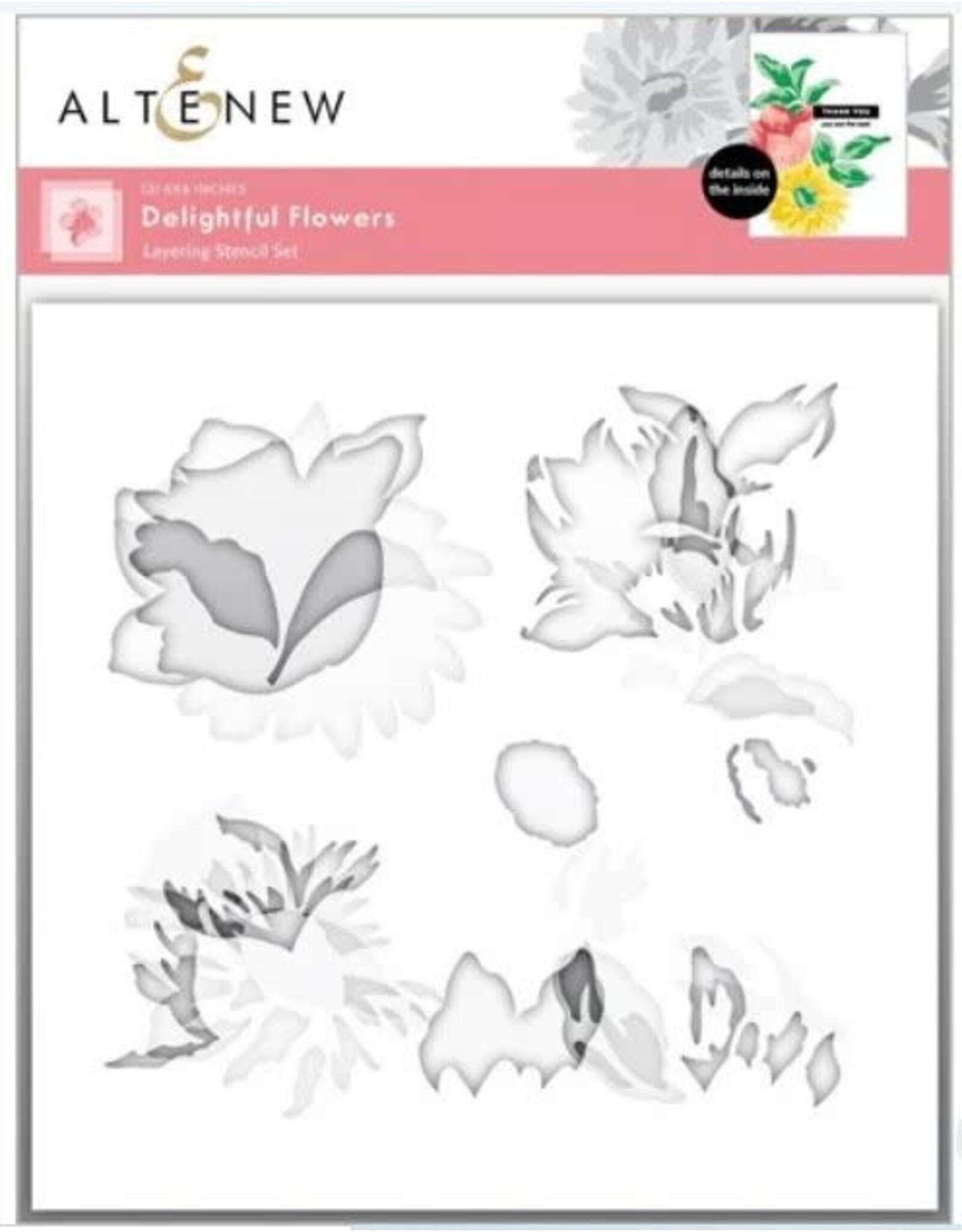 ALTENEW Delightful Flowers Hot Foil & Stencil