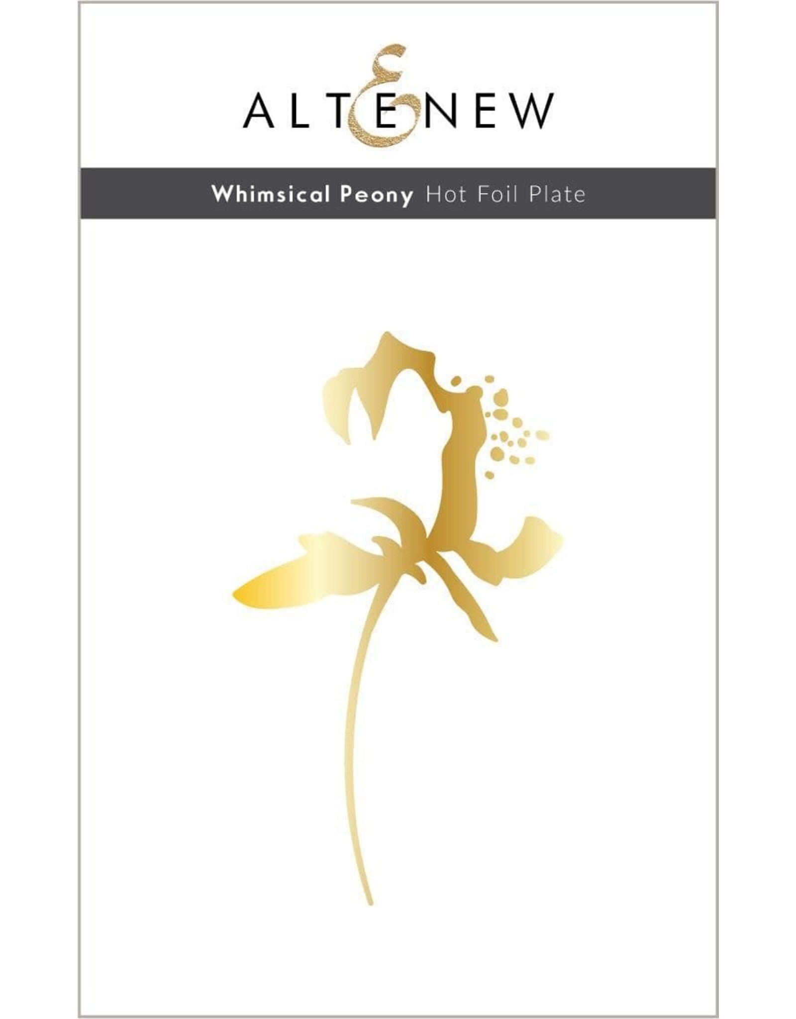 ALTENEW Whimsical Peony Hot Foil Plate & Stencil