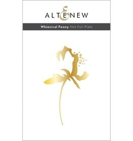 ALTENEW Whimsical Peony Hot Foil Plate & Stencil