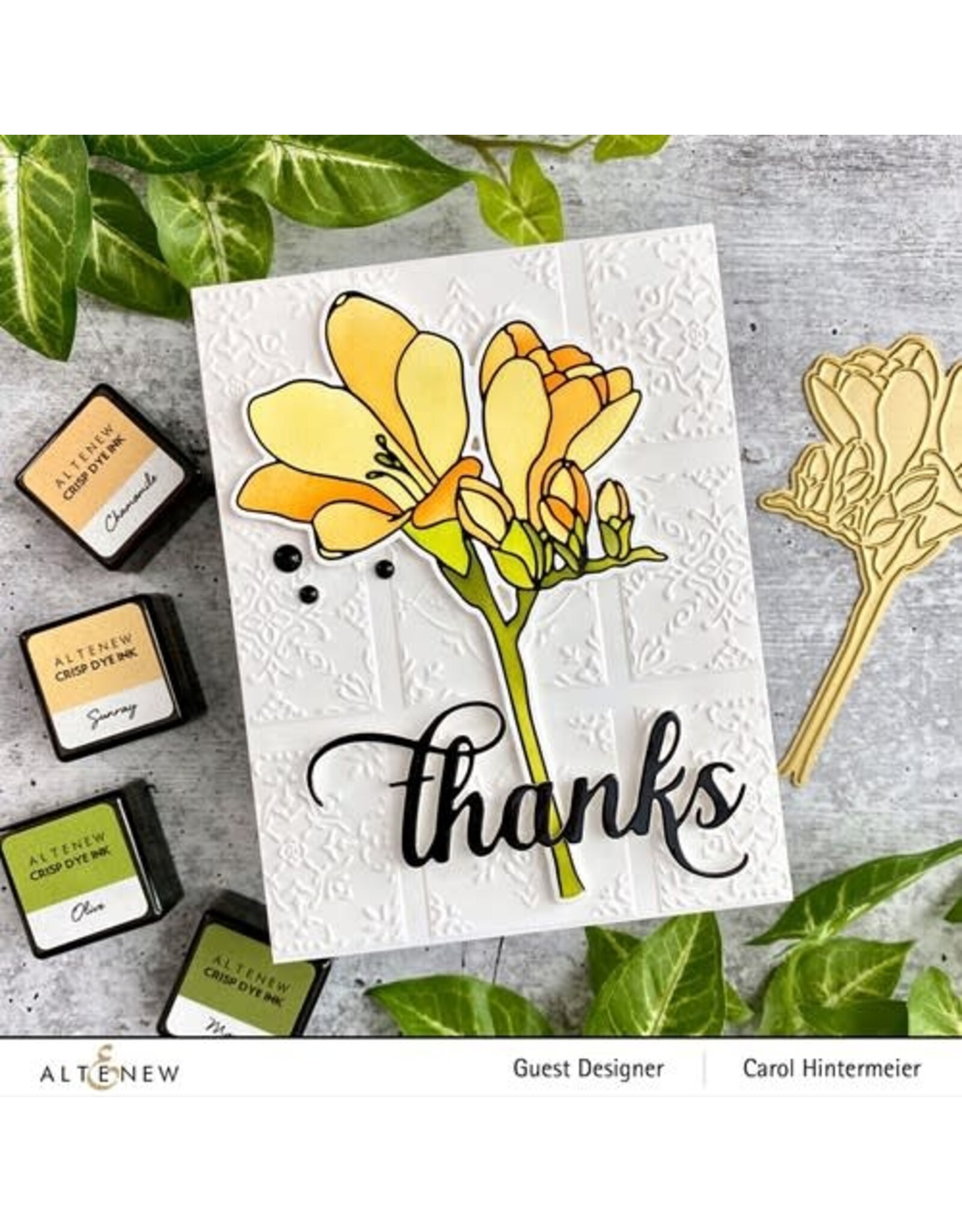 ALTENEW Freesia Die, Hot Foil & Stencil