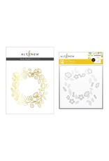 ALTENEW Flower Wreath Holt Foil & Stencil