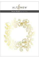 ALTENEW Flower Wreath Hot Foil Plate