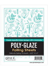 Gina K. Designs Poly-Glaze Foiling Sheets - Delicate Spring