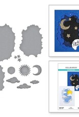 Spellbinders Tunnel Scapes Collection - Tunnel Clouds Etched Dies