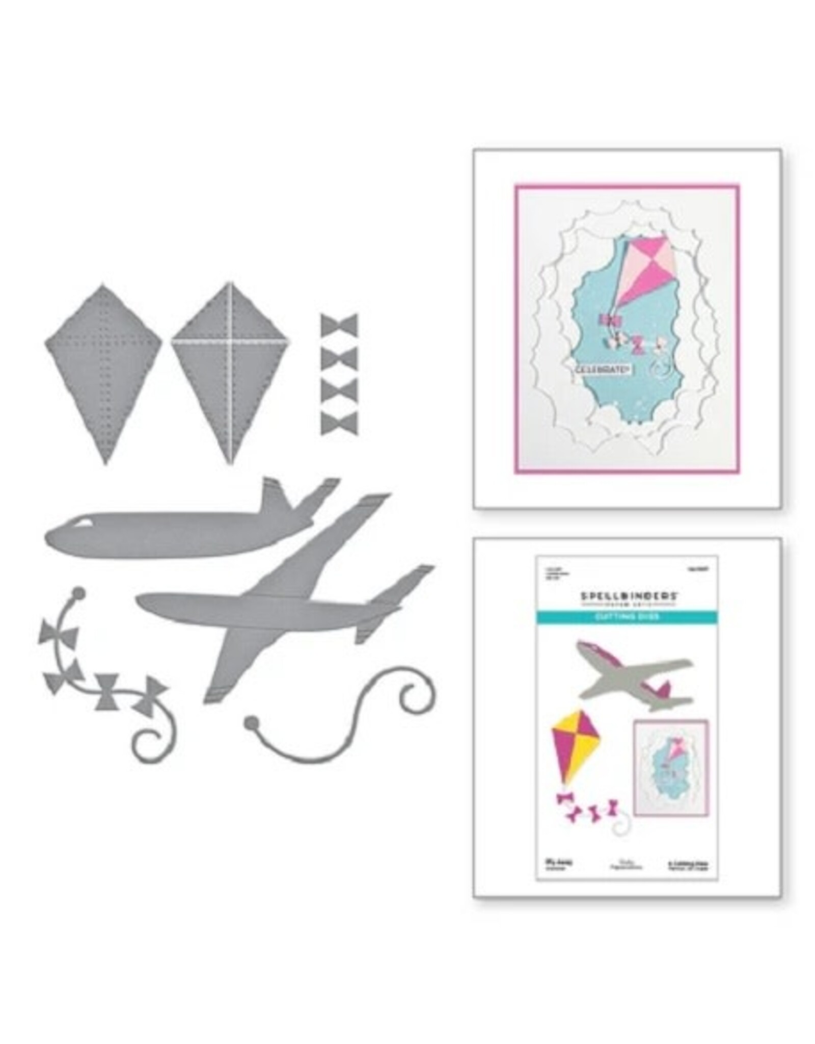 Spellbinders Tunnel Scapes Collection - Fly Away Etched Dies