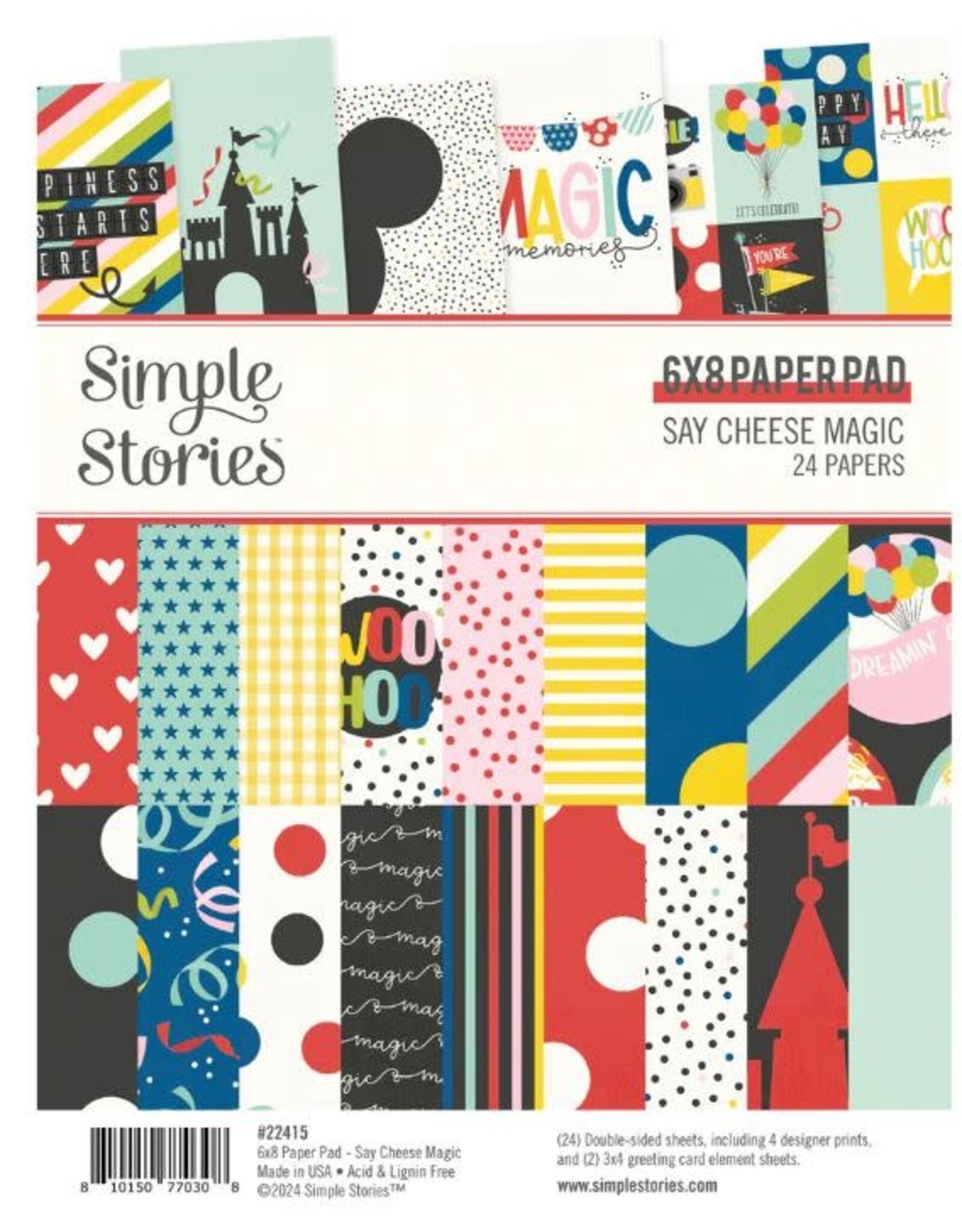 Simple Stories Say Cheese Magic 6x8 Paper Pad