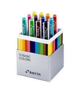 Karin Real Brush Pro 12 pc Set - Basic Colors