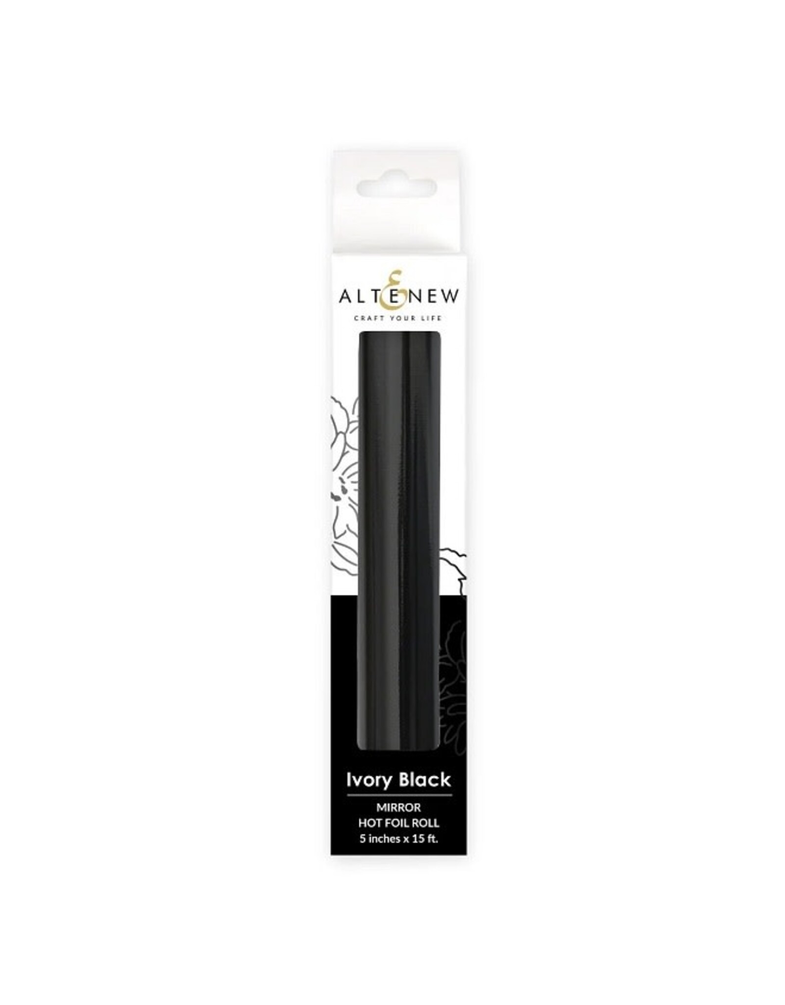 ALTENEW Hot Foil Roll - Ivory Black Mirror