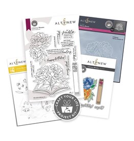 AltNew Craft Your Life Project Kit - Literary Blooms - Bundle