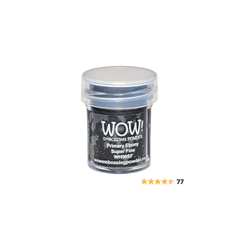 WOW! WOW! Embossing Powder Super Fine - Primary Ebony