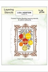 Lisa Horton Crafts Lisa Horton Crafts Jingle Bells 5" x 7" Layering Stencils & Die