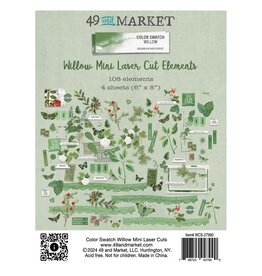 49 AND MARKET Color Swatch Willow - Mini Laser Cut Elements