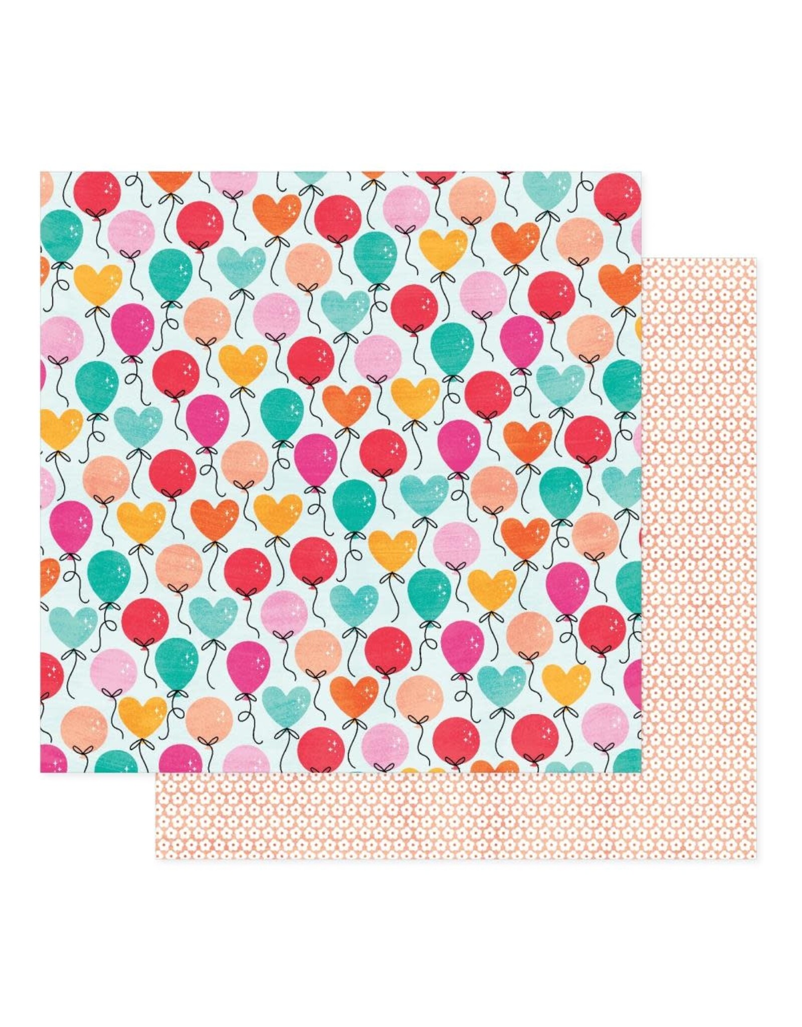 AMERICAN CRAFTS Shimelle Reasons to Smile 12x12 Paper - Party Time